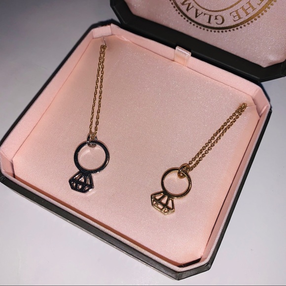 Juicy Couture Gold and Silver Engagement Ring Set - Picture 2 of 3